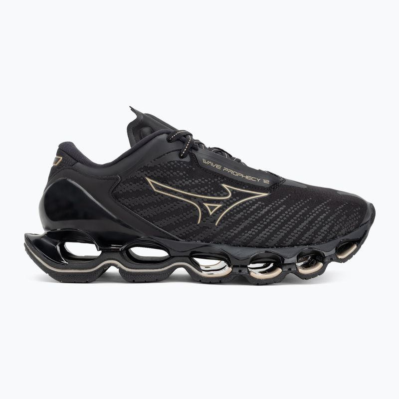 Дамски обувки за бягане Mizuno Wave Prophecy 12 black/ge gold 2