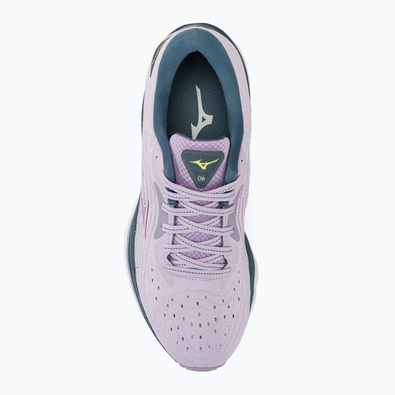 Дамски обувки за бягане Mizuno Wave Sky 6 pastililac/whitee/china blue 5