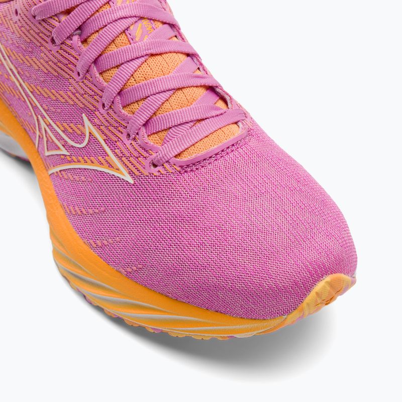 Дамски обувки за бягане Mizuno Wave Rider 26 Roxy cyclamen/white/mockorang 8