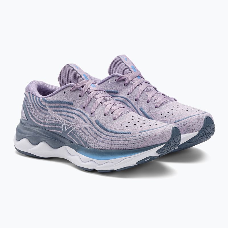 Дамски обувки за бягане Mizuno Wave Skyrise 4 wisteria/white/chinablue 5
