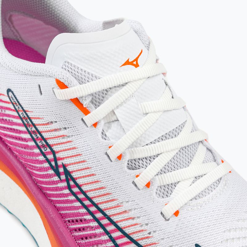 Обувки за бягане Mizuno Wave Rebellion Pro в бяло и розово J1GD231721 12