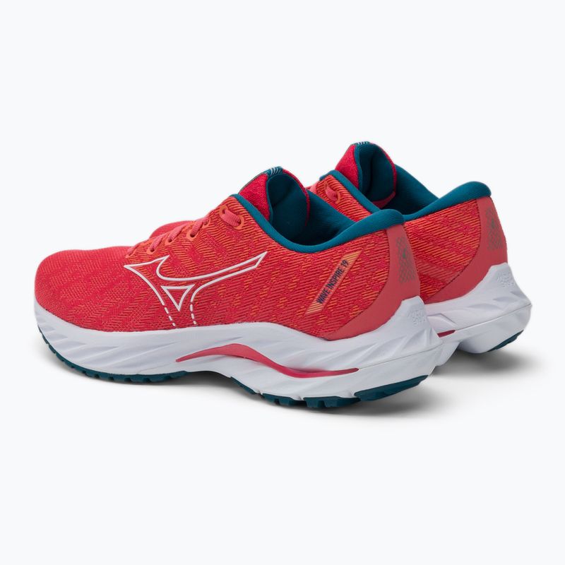 Дамски обувки за бягане Mizuno Wave Inspire 19 parad pink/ white/ ink blue 3