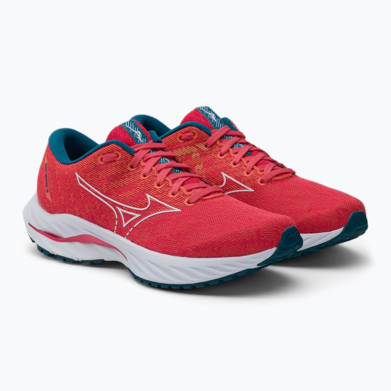 Дамски обувки за бягане Mizuno Wave Inspire 19 parad pink/ white/ ink blue 4