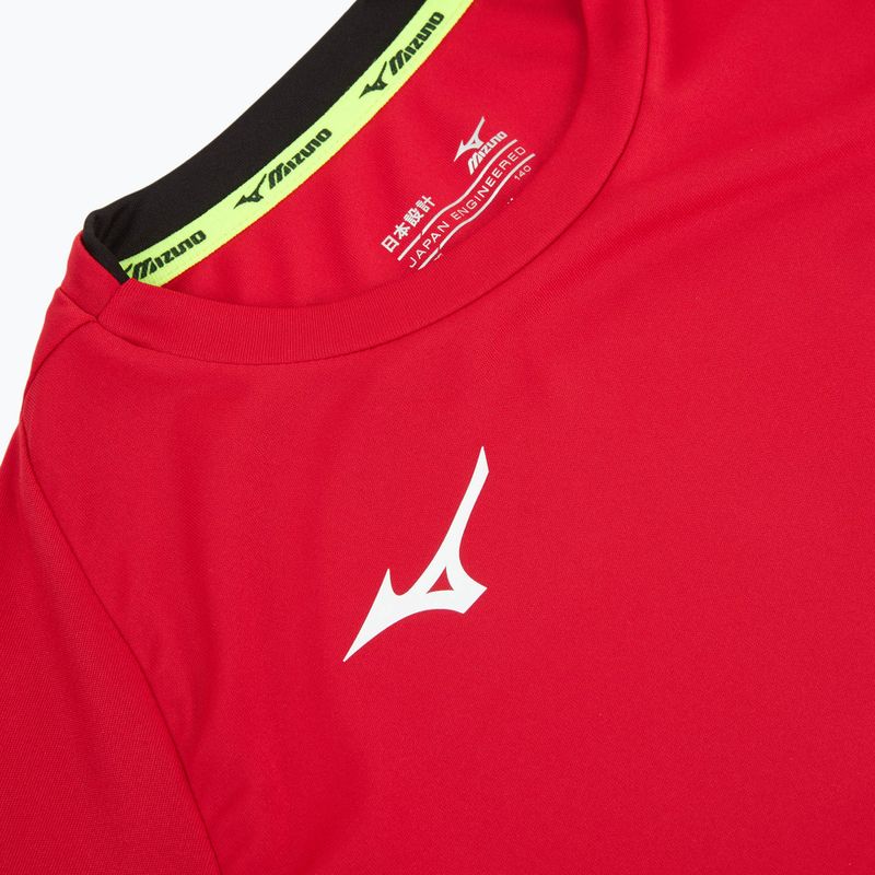 Детска тренировъчна тениска  Mizuno Core SS red/black 3