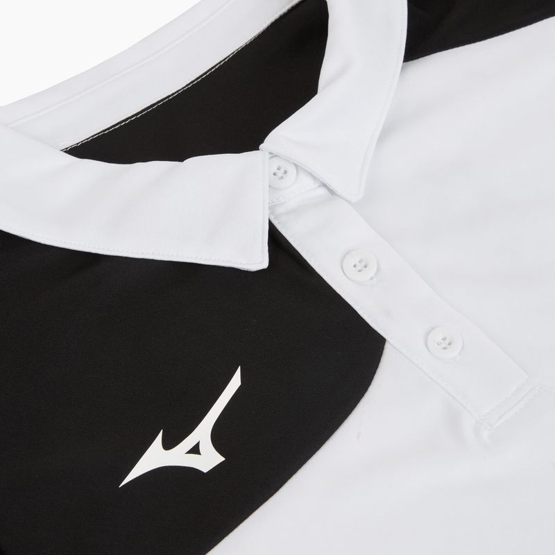 Дамска поло тениска Mizuno Kobe Polo white/black 3