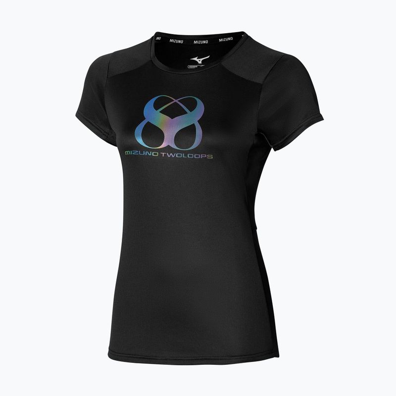 Дамска тениска Mizuno Two Loops 8 Tee black