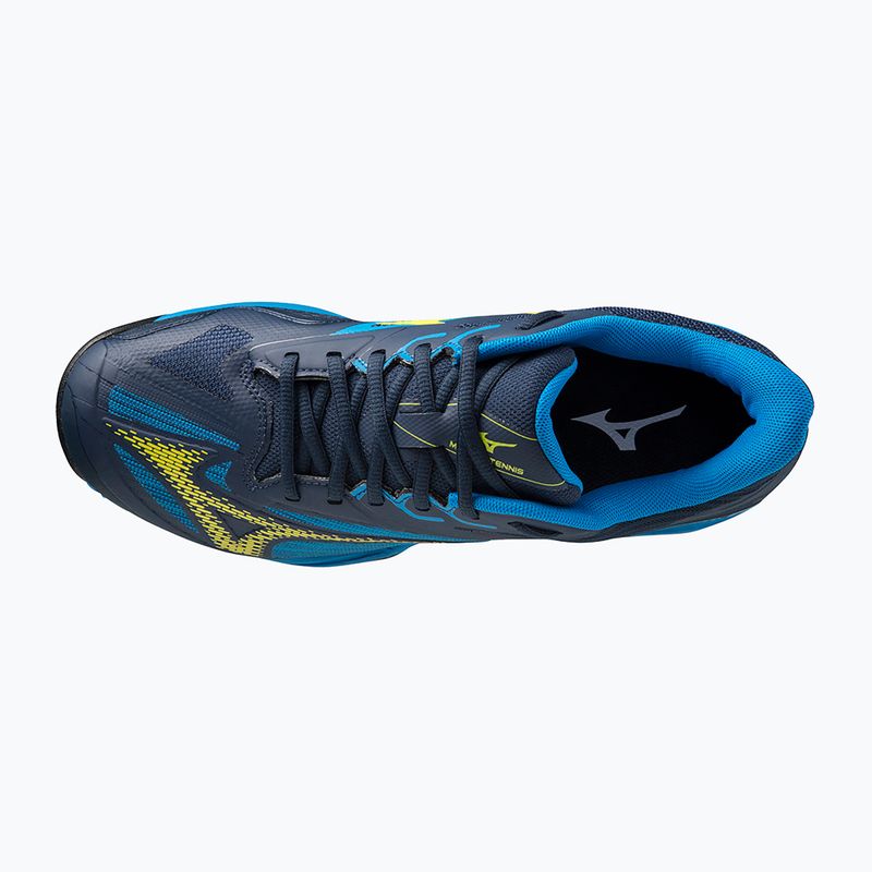 Мъжки обувки за тенис Mizuno Wave Exceed Light 2 AC dress blues / bolt2 neon / clolsonne 10