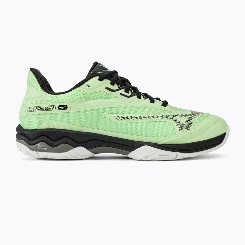 Мъжки обувки за тенис Mizuno Wave Exceed Light 2 AC patina green/black/white 2