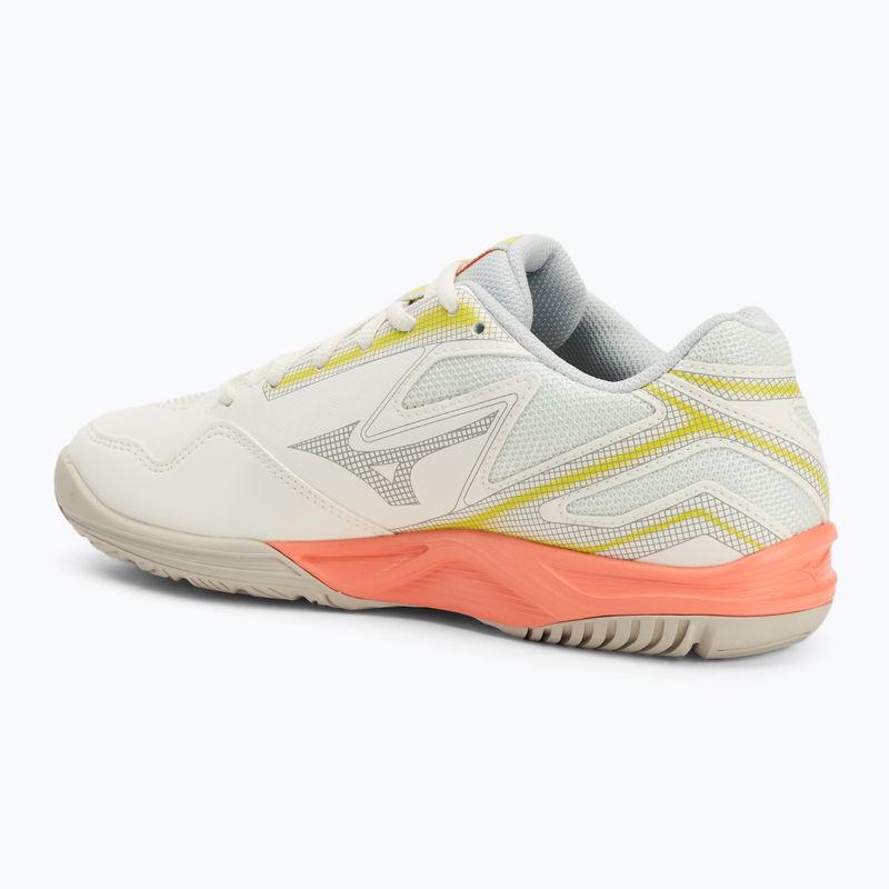 Дамски обувки за тенис Mizuno Break Shot 4 AC snow white/ neon flame/ ghost gray 3
