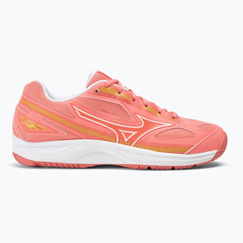 Дамски обувки за тенис Mizuno Break Shot 4 AC candy coral / white / fusion coral 2