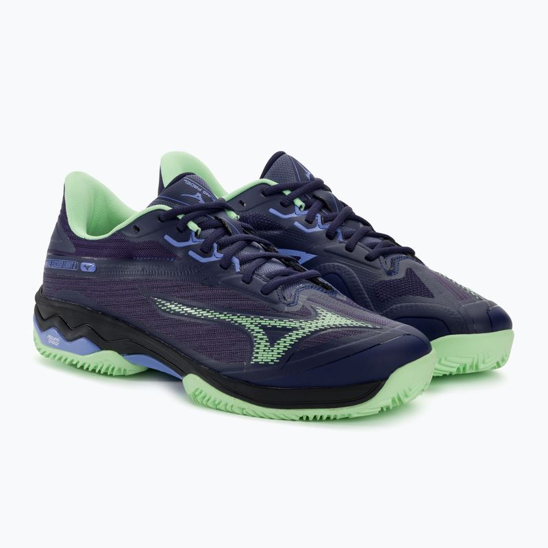 Мъжки обувки за падел Mizuno Wave Exceed Light 2 Padel evening blue / patina green / lolite 4