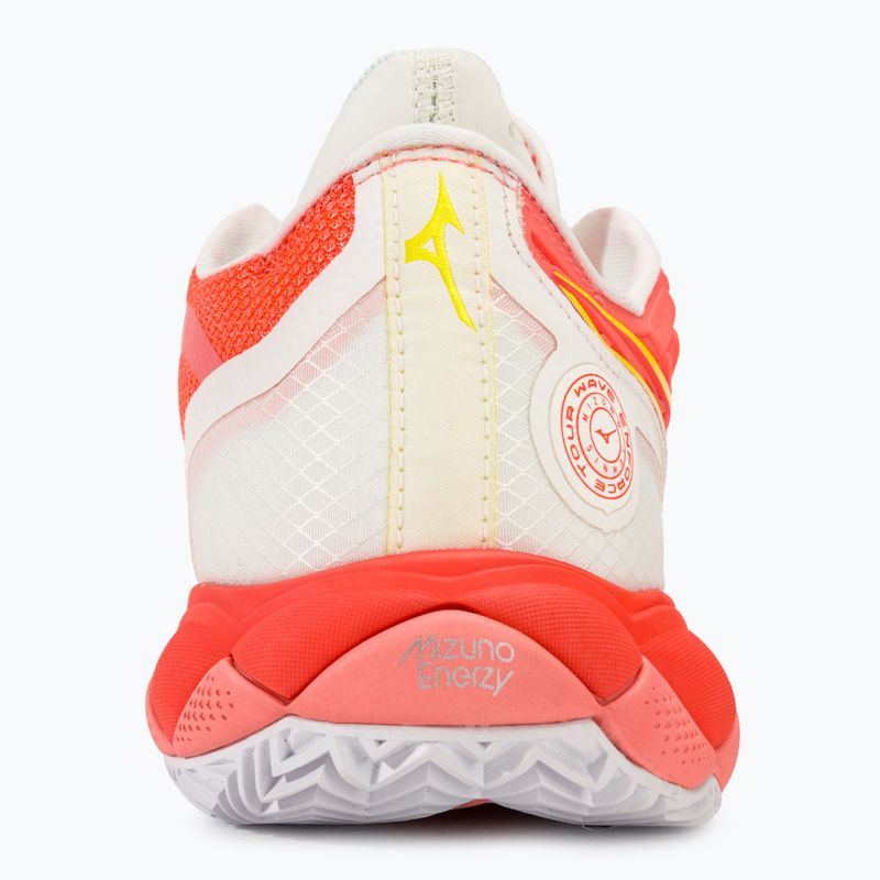 Дамски обувки за тенис Mizuno Wave Enforce Tour CC candy coral/snow white/neon flame 6