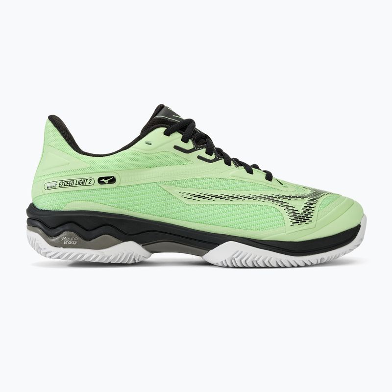 Мъжки обувки за тенис Mizuno Wave Exceed Light 2 CC patina green/black/white 2