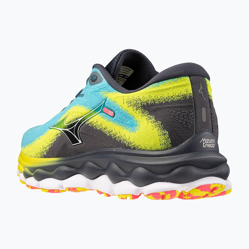 Мъжки обувки за бягане Mizuno Wave Sky 7 jet blue/white/bolt2neon 13