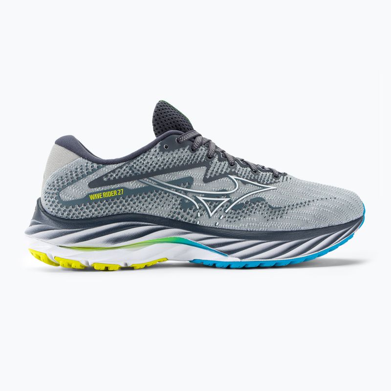 Мъжки обувки за бягане Mizuno Wave Rider 27 pearl blue/white/bolt2neon 2