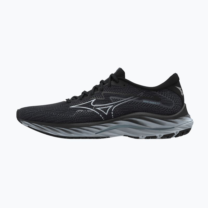 Мъжки обувки за бягане Mizuno Wave Rider 27 2E ebony/ illusionblue/ black