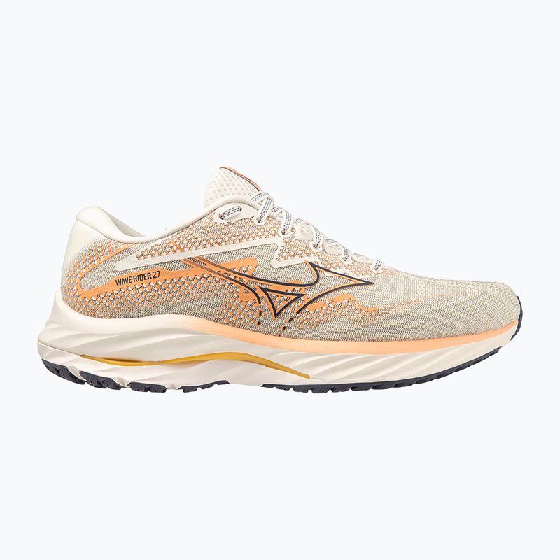 Дамски обувки за бягане Mizuno Wave Rider 27 snow white/ nightshadow blue/ coral reef 9