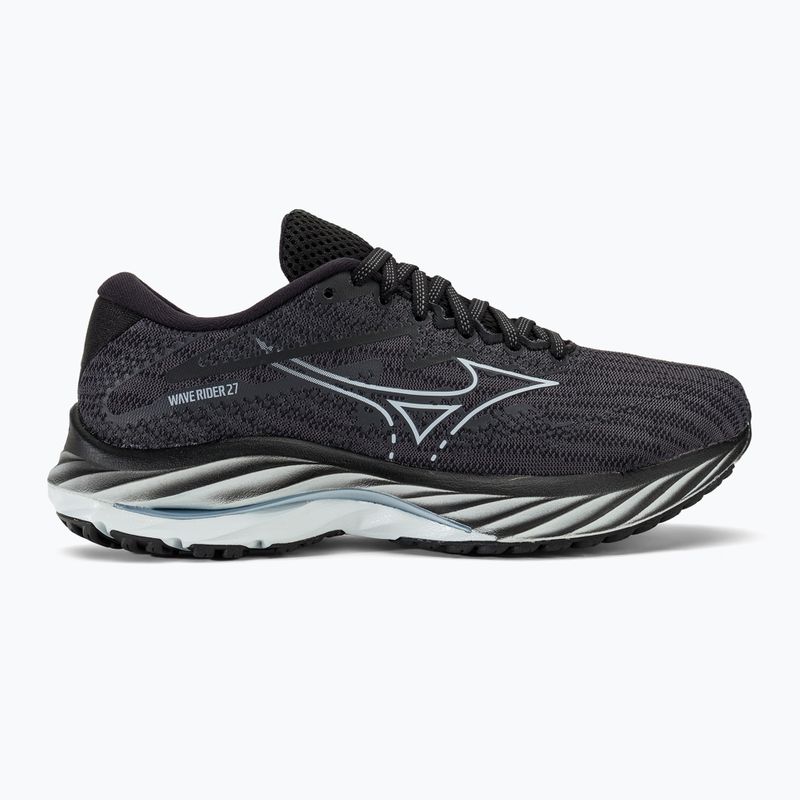 Дамски обувки за бягане Mizuno Wave Rider 27 Width ebony/snowcrest/black 2