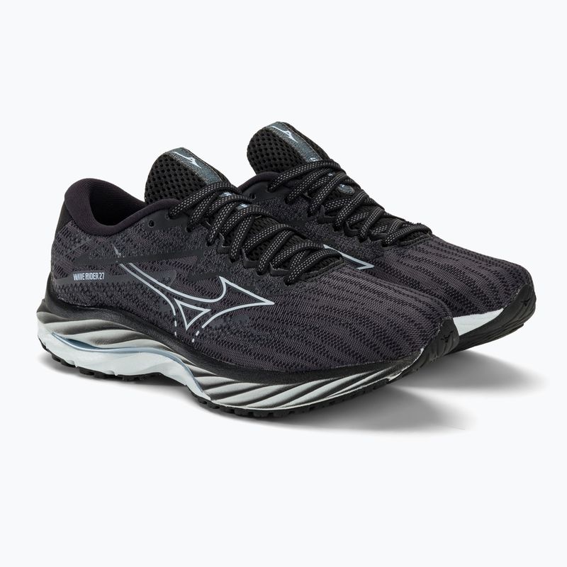 Дамски обувки за бягане Mizuno Wave Rider 27 Width ebony/snowcrest/black 5