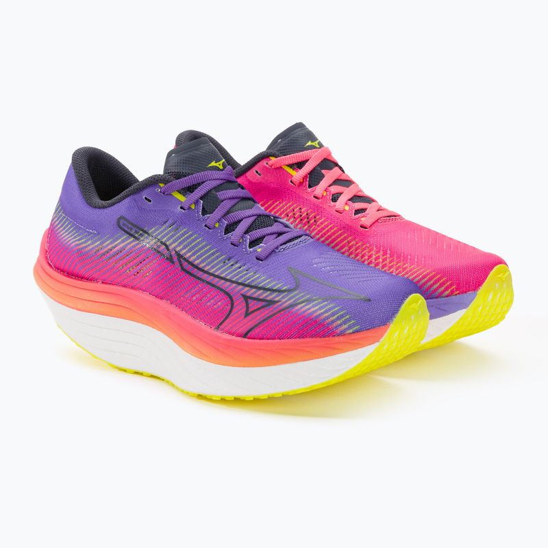 Дамски обувки за бягане Mizuno Wave Rebellion Pro highvpink/ombre blue/purple punch 4