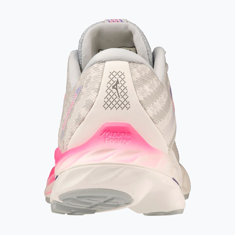 Дамски обувки за бягане Mizuno Wave Inspire 19 snow white/ hi vis pink/ purple punch 11