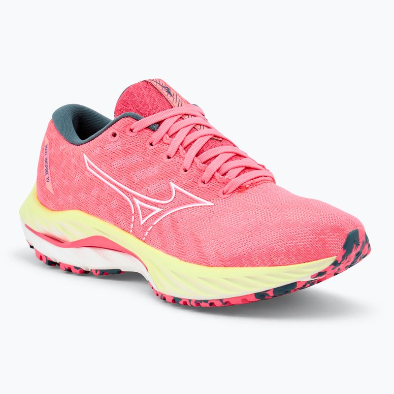 Дамски обувки за бягане Mizuno Wave Inspire 19 hi vis pink/ snow white/ luminous