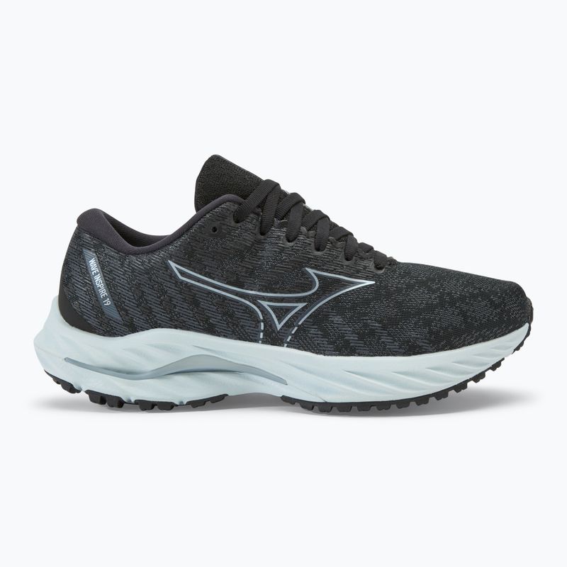 Дамски обувки за бягане Mizuno Wave Inspire 19 D black/ silver/ snowcrest 2