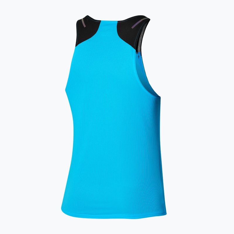 Мъжки потник за бягане Mizuno DryAeroFlow Tank hawaiian ocean/black 2