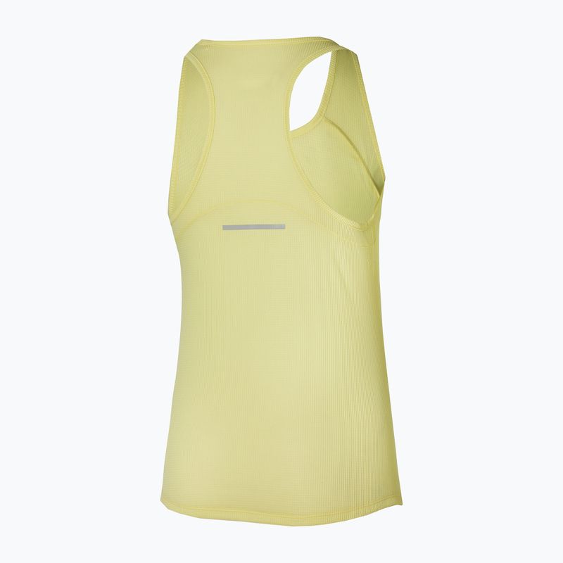 Дамски потник за бягане Mizuno DryAeroFlow Tank pale lime yellow 2