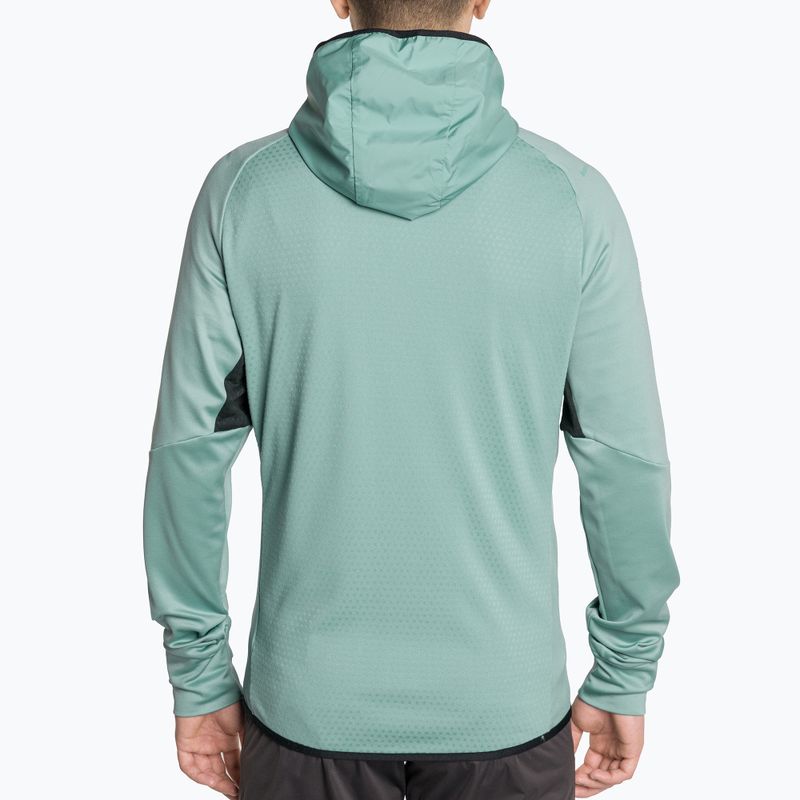 Мъжко яке за бягане Mizuno Warmalite Hybrid FZ mineral blue/black 2