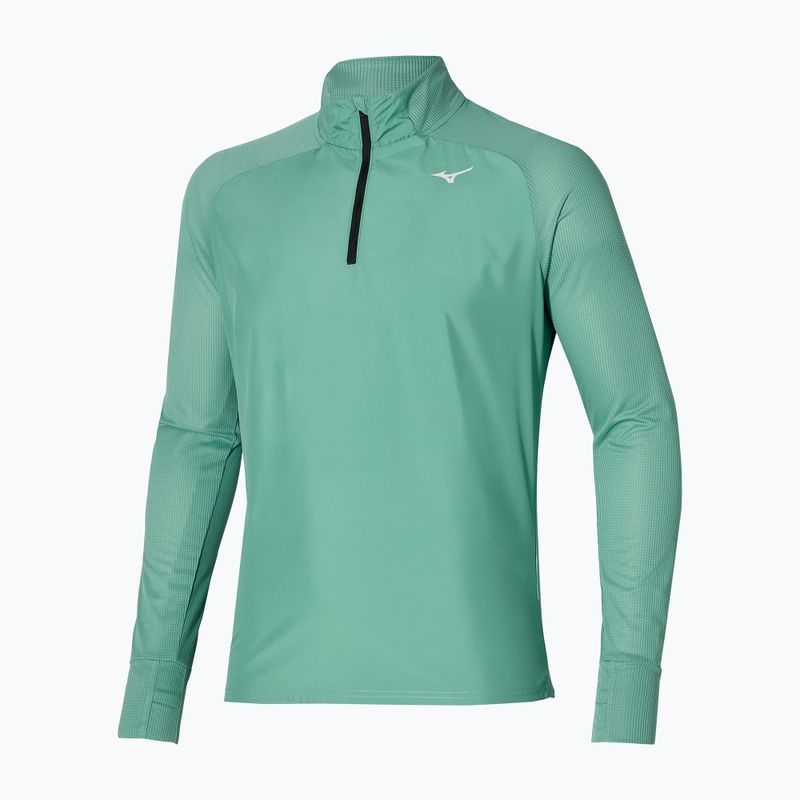 Мъжка блуза за бягане с дълъг ръкав Mizuno Hybrid Tee mineral blue