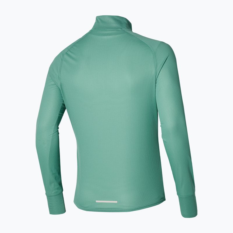 Мъжка блуза за бягане с дълъг ръкав Mizuno Hybrid Tee mineral blue 2