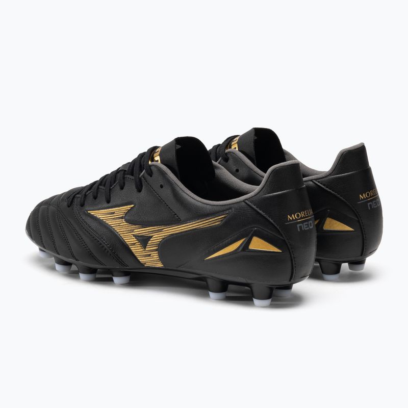 Мъжки футболни обувки Mizuno Morelia Neo IV Pro MD black/gold/black 3