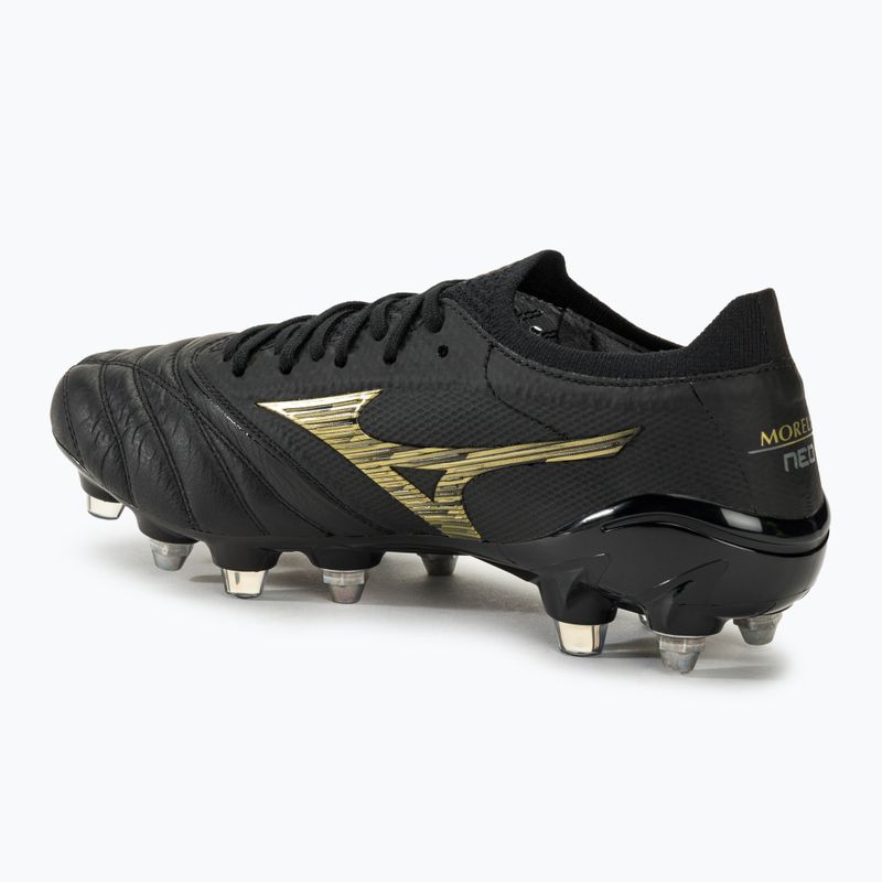 Мъжки футболни обувки Mizuno Morelia Neo IV Beta SG black/gold/black 3