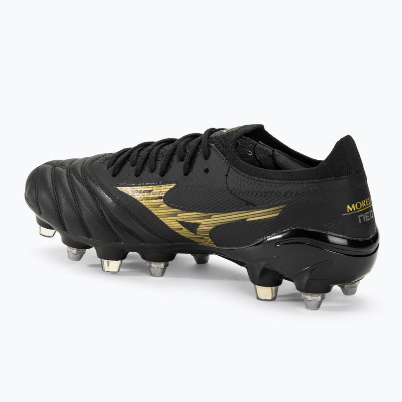 Мъжки футболни обувки Mizuno Morelia Neo IV Beta SG black/gold/black 3