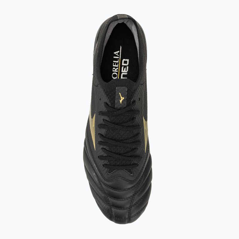 Мъжки футболни обувки Mizuno Morelia Neo IV Beta SG black/gold/black 5