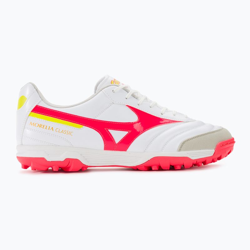 Мъжки футболни обувки Mizuno Morelia Sala Classic TF white/flery coral2/bolt2 2