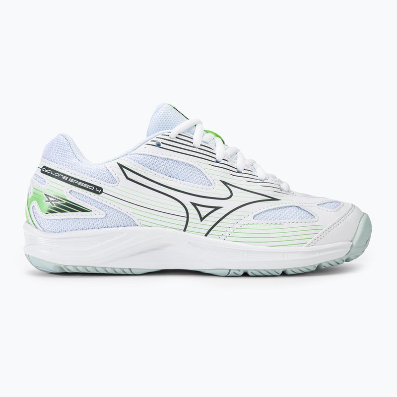 Дамски волейболни обувки Mizuno Cyclone Speed 4 white/gridge/patinagreen 2