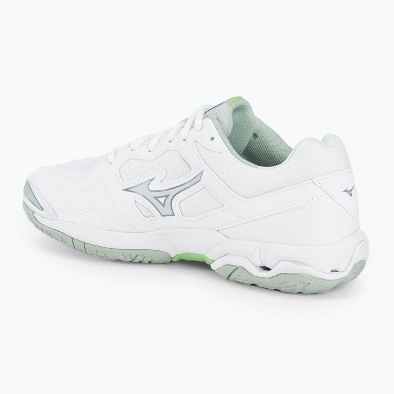 Дамски обувки за хандбал Mizuno Wave Phantom 3 white/glacial ridge/patinagreen 3