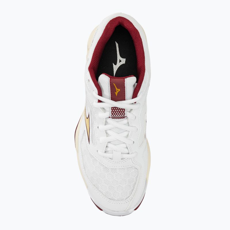 Дамски обувки за хандбал Mizuno Wave Phantom 3 white/cabernet/mp gold 5