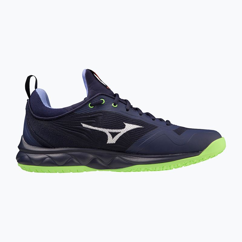 Мъжки обувки за волейбол Mizuno Wave Luminous 2 evening blue / tech green / lolite 3