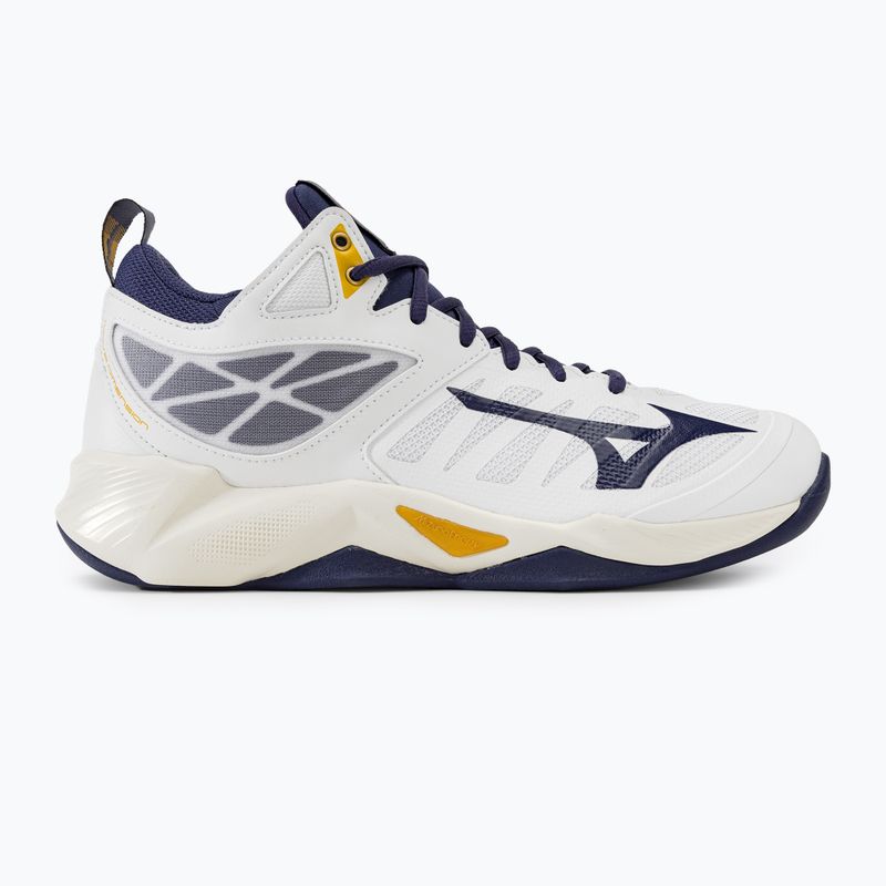 Волейболни обувки Mizuno Wave Dimension Mid white/blue ribbon/mp gold 2