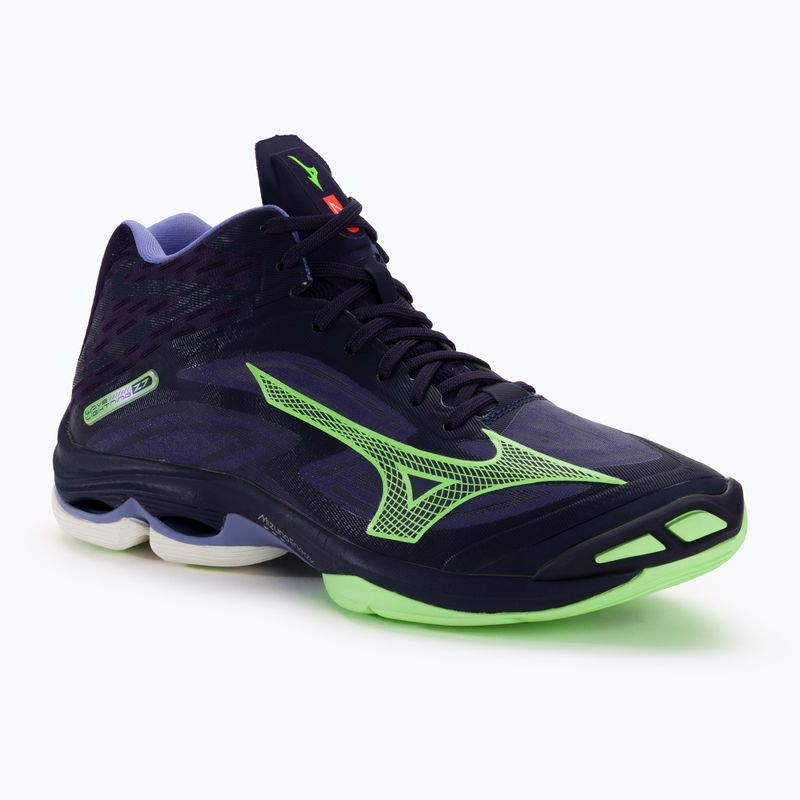 Мъжки обувки за волейбол Mizuno Wave Lightning Z7 Mid evening blue / tech green / lolite