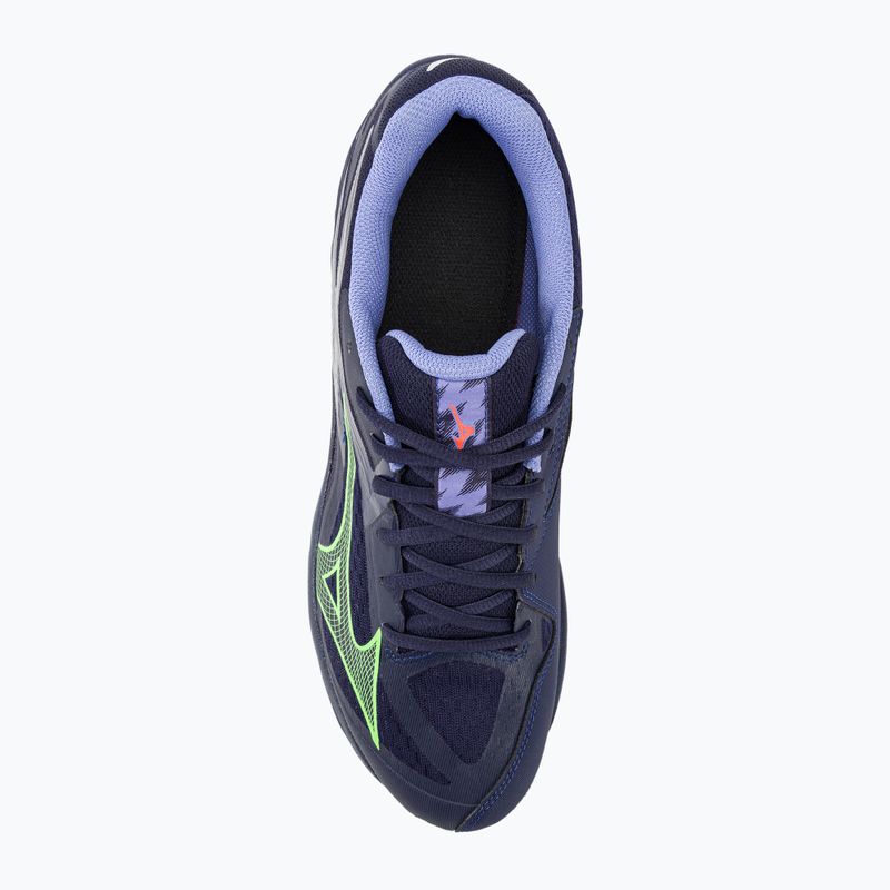 Мъжки обувки за волейбол Mizuno Thunder Blade Z evening blue/tech green/ olite 7