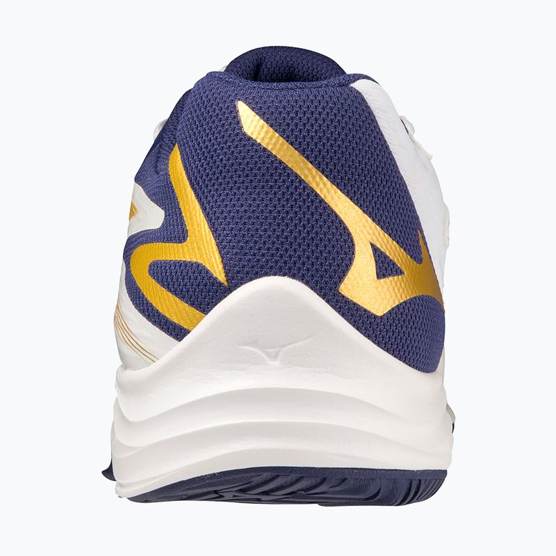 Мъжки обувки за волейбол Mizuno Thunder Blade Z white / blue ribbon / mp gold 8