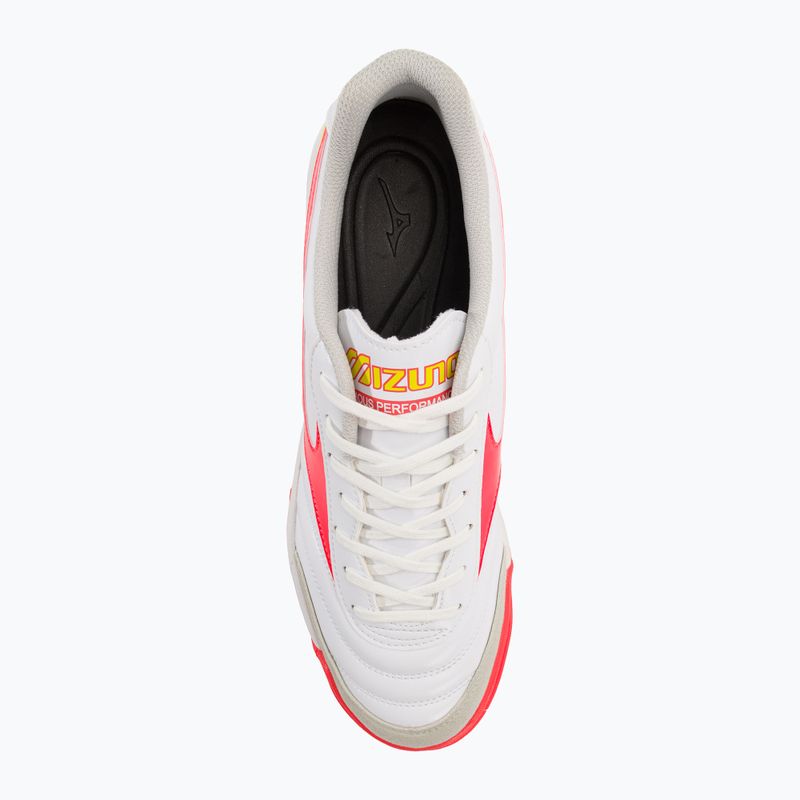 Mizuno Morelia Sala Classic IN white/flery coral2/bolt2 мъжки футболни обувки 6