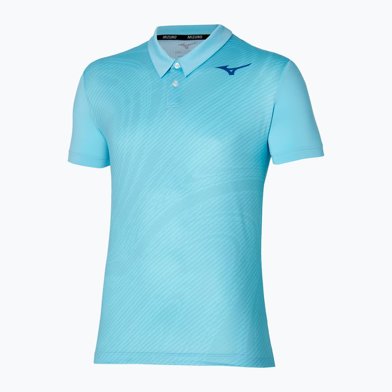 Мъжка поло тениска за тенис Mizuno Charge Shadow Polo blue glow 3