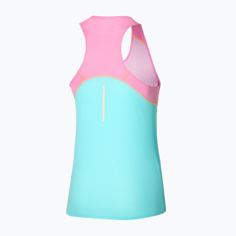 Дамски потник за бягане Mizuno Aero Tank blue glow 2