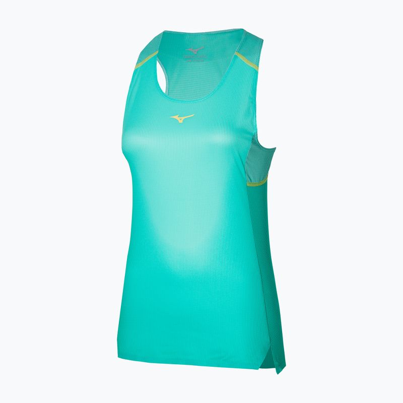 Дамски потник за бягане Mizuno Aero Tank blue turquoise