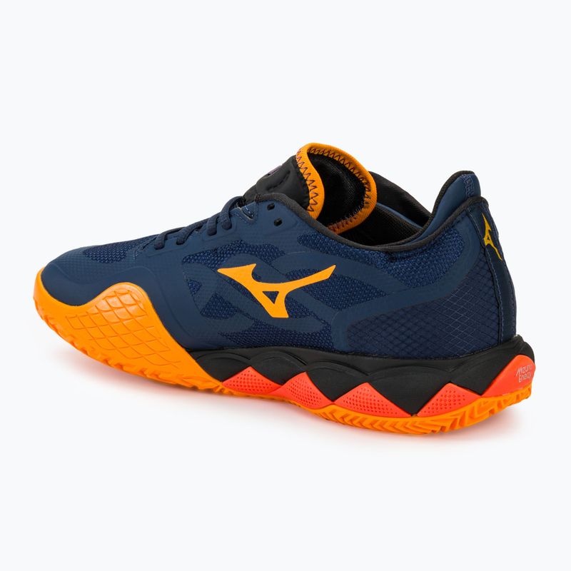 Мъжки обувки за падел Mizuno Wave Enforce Tour Padel dress blues / white / carrot curl 3